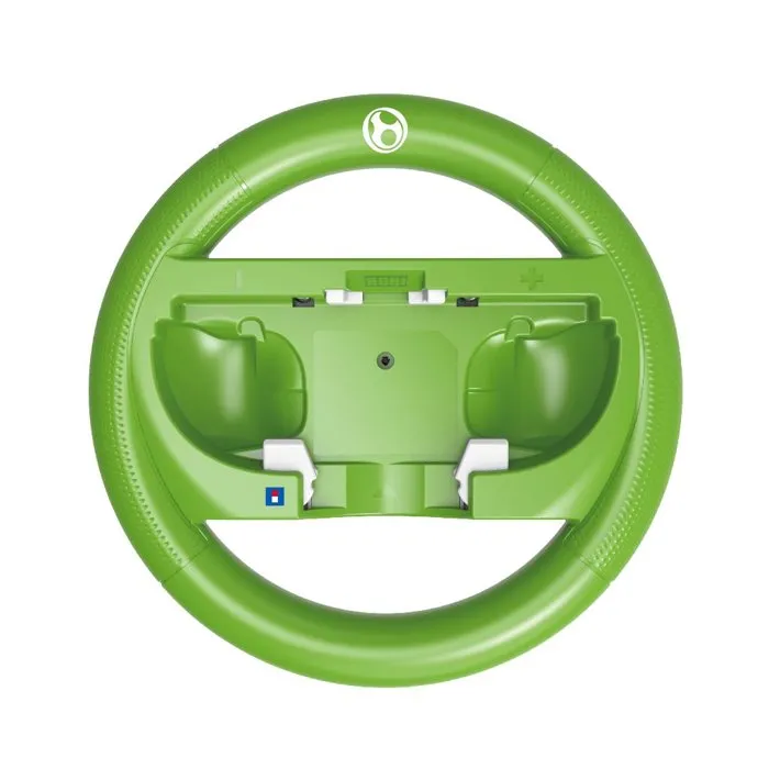 HORI Volante de Carreras HOR4961818041974 para Nintendo Switch, Mario Kart, Joy-Con Patrón Yoshi Verde