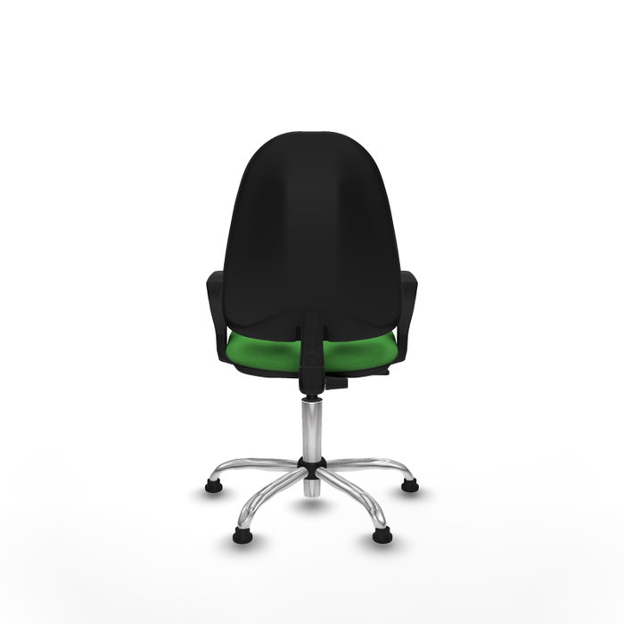 PIQUERAS Y CRESPO Silla de oficina Algarra Verde con Base Cromada
