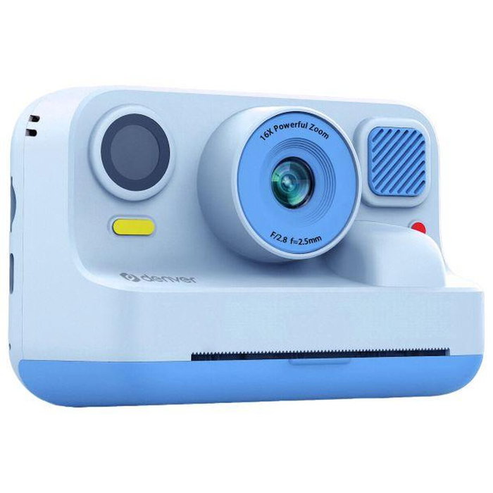 Denver KPC-1374BTBU Cámara digital para niños con impresora, Azul Denver KPC-1374BTBU Cámara digital para niños con impresora, Azul