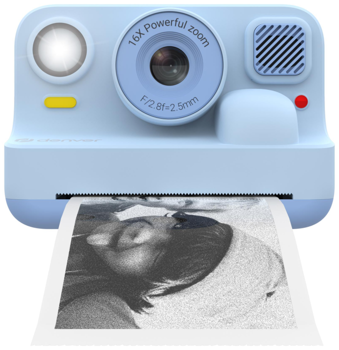 Denver KPC-1374BTBU Cámara digital para niños con impresora, Azul Denver KPC-1374BTBU Cámara digital para niños con impresora, Azul