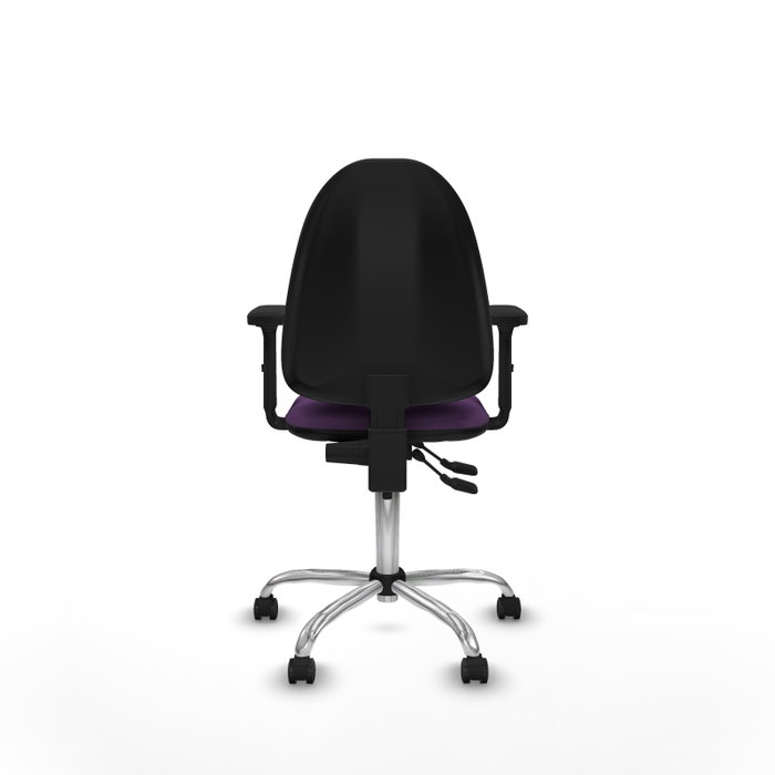 PIQUERAS Y CRESPO Silla de oficina Aýna Morada con Base Cromada PIQUERAS Y CRESPO Silla de oficina Aýna Morada con Base Cromada