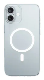 Baseus Funda Crystal Series para iPhone 16 - Transparente, Magnética, Compatible MagSafe, Resistente a Golpes y Caídas