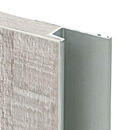 HERRAJES ALK Perfil Tirador Aluminio Calas 50A Efecto Inox (Set de 3)