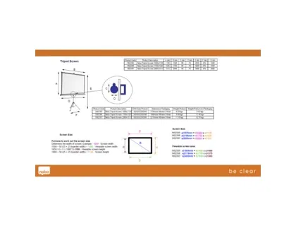 Pantalla Mural Nobo 2400X1813 Mm Mate