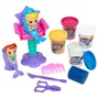 Crazart LEXIBOOK LEX3380743110110 Peluquería de Sirena Brillante en Play-Doh Suave y Moldeable