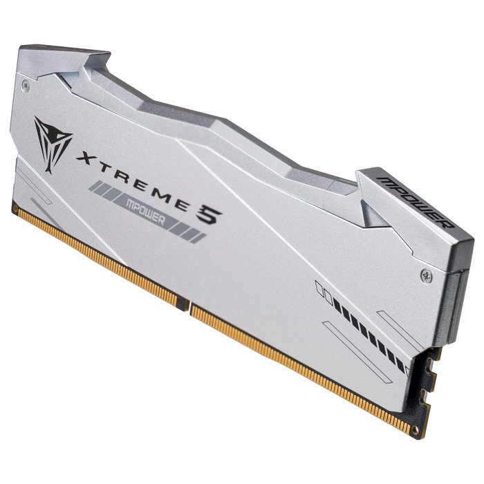 Patriot Viper Xtreme 5 RGB 48GB (2x24GB) DDR5 6400MHz CL30 DIMM 288-pin con ECC, XMP 3.0, Iluminación RGB, Color Plata