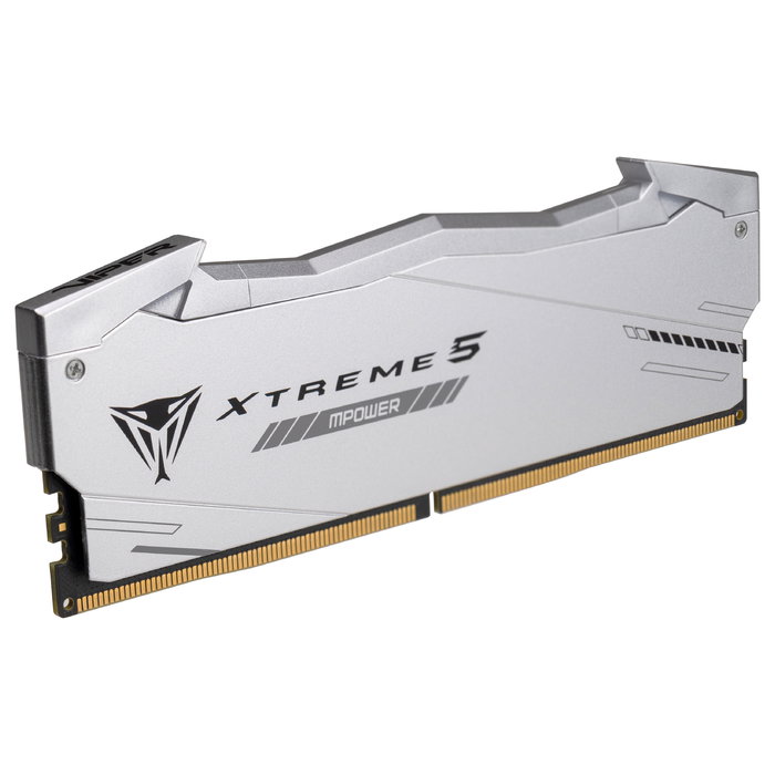 Patriot Viper Xtreme 5 RGB 48GB (2x24GB) DDR5 6400MHz CL30 DIMM 288-pin con ECC, XMP 3.0, Iluminación RGB, Color Plata