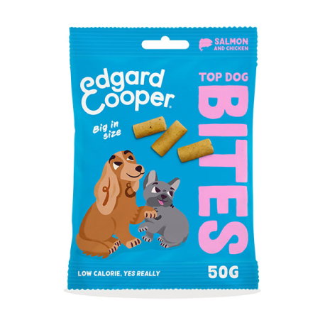 Edgar Cooper Bocaditos Grandes Salmón para Perros 15x50g Edgar Cooper Bocaditos Grandes Salmón para Perros 15x50g