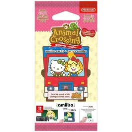 Nintendo Paquete de 6 tarjetas Sanrio Animal Crossing New Leaf Welcome amiibo