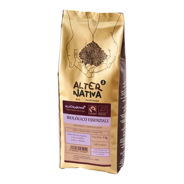 ALTERNATIVA 3 Café Alternativa 3 Biológico en Grano - Paquete de 1 Kg ALTERNATIVA 3 Café Alternativa 3 Biológico en Grano - Paquete de 1 Kg