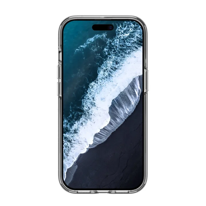 Dbramante1928 Iceland Ultra D3O MS Kick - Funda Transparente con Tecnología D3O para iPhone 16e / 15 / 14 / 13 (6.1")