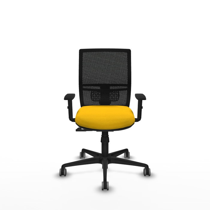 PIQUERAS Y CRESPO Silla de oficina Yunquera Amarillo y Negro