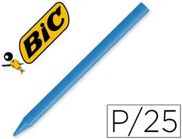 Plastidecor 29 Lápices Plastidecor Unicolor Azul Claro Caja con 25 Lápices Escolares