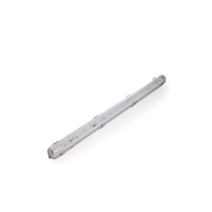 Pantalla Estanca para un Tubo de LEDs 1200mm ABS/PC Gris