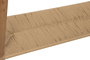DKD Home Decor Consola Cottage con 2 Cajones y Estante, Natural, Abeto y Rattan, 120 x 35 x 81 cm