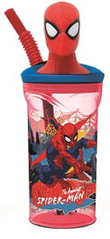 Stor Vaso Spiderman Moving Target 3D 360 ml