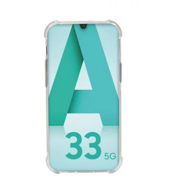Mobilis Funda r Series Transparente para Samsung Galaxy A33 5G - Carcasa Blanda de Protección