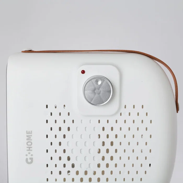 Calefactor Vertical Horizontal Resistencia Ventilador 500W Blanco 2 Niveles Calefacción Termostato Regulable Protección Sobrecalentamiento