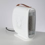 Calefactor con Ventilador 500W Vertical y Horizontal, Termostato Regulable, Protección Sobrecalentamiento, Blanco