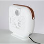 Calefactor con Ventilador 500W Vertical y Horizontal, Termostato Regulable, Protección Sobrecalentamiento, Blanco