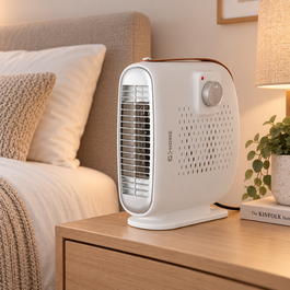 Calefactor Resistencia + Ventilador 500W Blanco