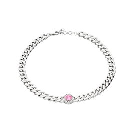 Chiara Ferragni Collar Bossy Chain Neck con CZ Rosa