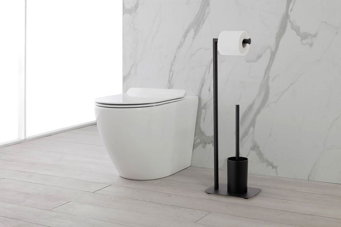 Inde Portarrollos Wc con Escobillero Confortime 22x16x74 cm (6 Unidades)