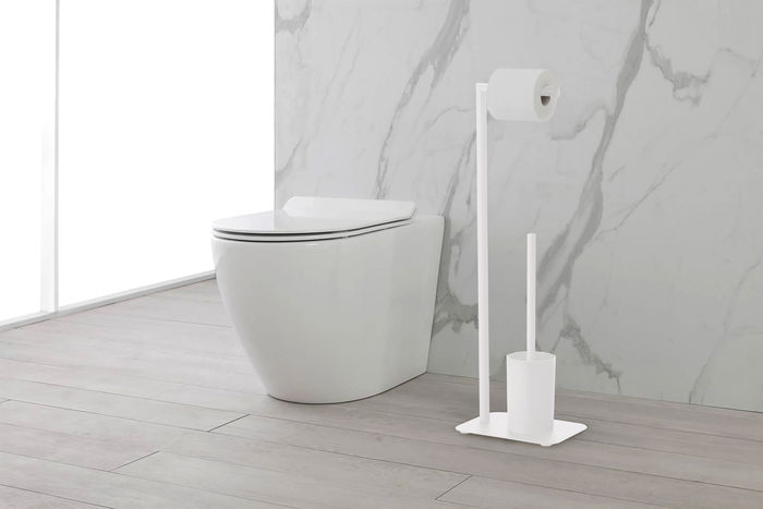 Inde Portarrollos Wc con Escobillero Confortime 22x16x74 cm (6 Unidades)