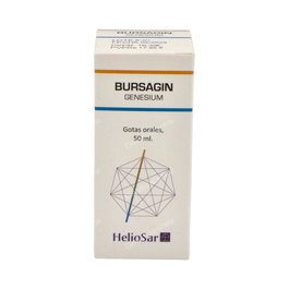 Heliosar Bursagin Genesium 50ml - Complemento Alimenticio con Plantas, Oligoelementos, Vitaminas A y E para Apoyo Inmunitario y Celular