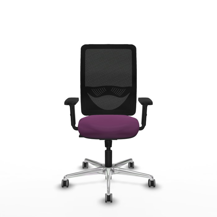 PIQUERAS Y CRESPO Silla de oficina Zulema con mecanismo Sincro, Morado y Negro PIQUERAS Y CRESPO Silla de oficina Zulema con mecanismo Sincro, Morado y Negro