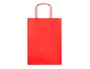 Q-connect Bolsa Papel Celulosa Rojo XS con Asa Retorcida 180x240x80 mm (Paquete 25 uds)