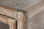 DKD Home Decor Buffet de Teca Reciclada y Cristal Natural