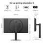 LG UltraGear 27G440A-B Monitor Gaming 27 pulg. Full HD 240 Hz IPS