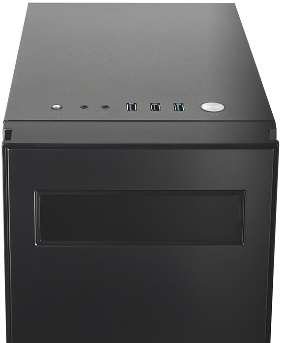 Chieftec Hawk AL-02B-TG-OP Torre Gaming con Panel de Aluminio y Vidrio Templado