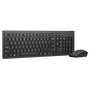 Lenovo Essential Kit Teclado y Ratón Inalámbrico 2.4 GHz con Tecla Copilot, Teclado Español QWERTY 105 Teclas y Ratón 1600 DPI, Negro