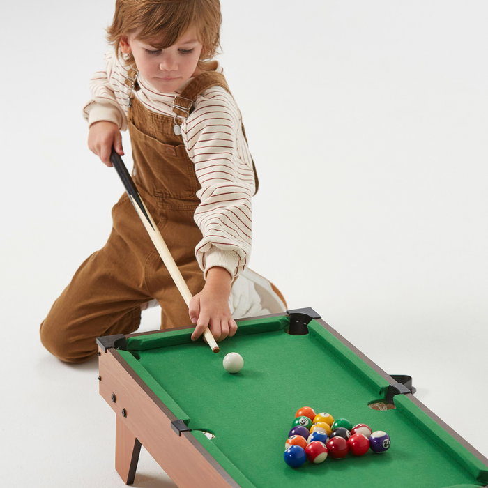 CB Games Mesa de billar de madera 62x36x15 cm