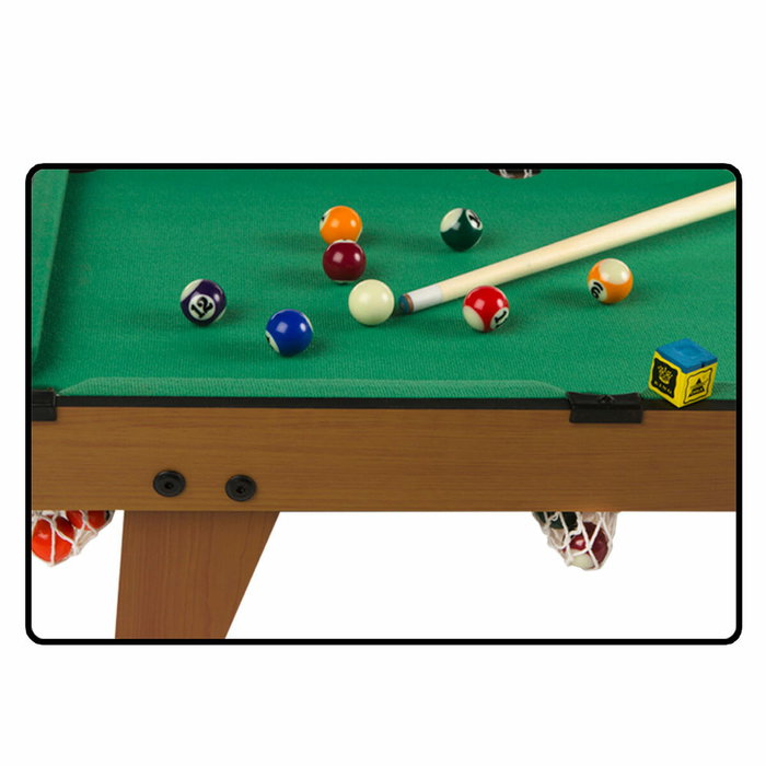 CB Games Mesa de billar de madera 62x36x15 cm