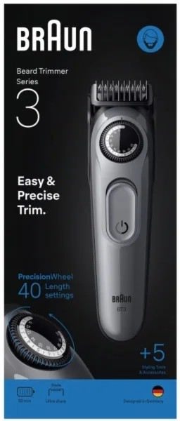 Braun Serie 3 Barbero Eléctrico con Cabezales - Barbería Personal