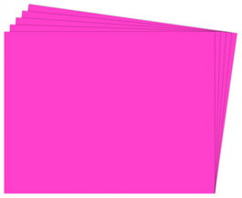 FIXO Pack de 25 Cartulinas Rosa 50x65 cm 180g