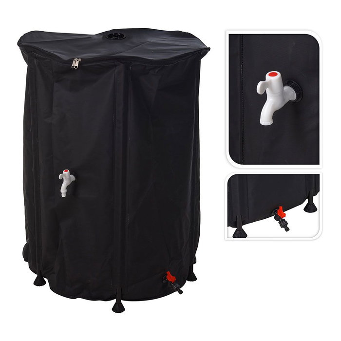 Ipae Progarden Depósito Plegable Recolector Agua Lluvia 500L Ø80x100cm Ipae Progarden Depósito Plegable Recolector Agua Lluvia 500L Ø80x100cm