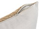 DKD Home Decor Naturechic23 Cojín Shabby Bordado Natural Negro 42x15x42 cm