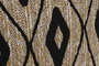 DKD Home Decor Naturechic23 Cojín Shabby Bordado Natural Negro 42x15x42 cm