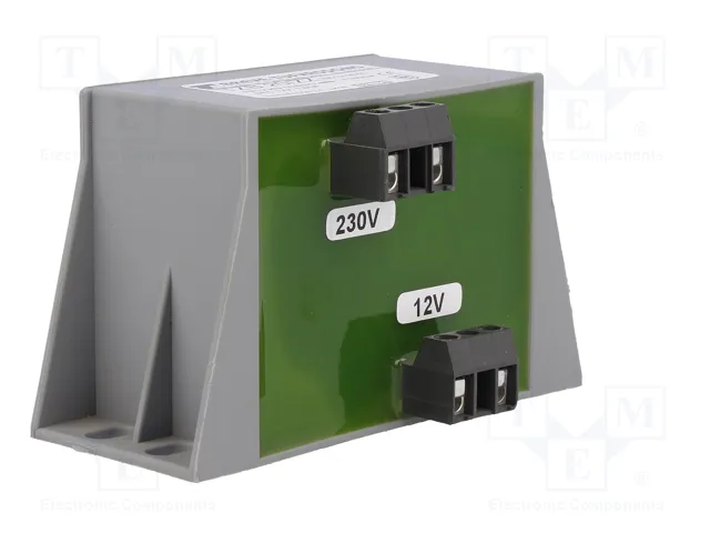 BREVE TUFVASSONS Transformador Cerrado 20VA 230VAC a 12V BREVE TUFVASSONS Transformador Cerrado 20VA 230VAC a 12V