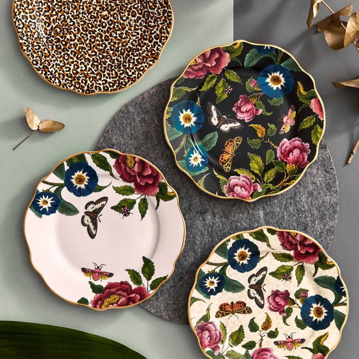 Spode Creatures Set 4 Platos Pastel Diámetro 19 cm