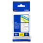 Brother Cinta laminada TZe-145 transparente/blanco 18 mm