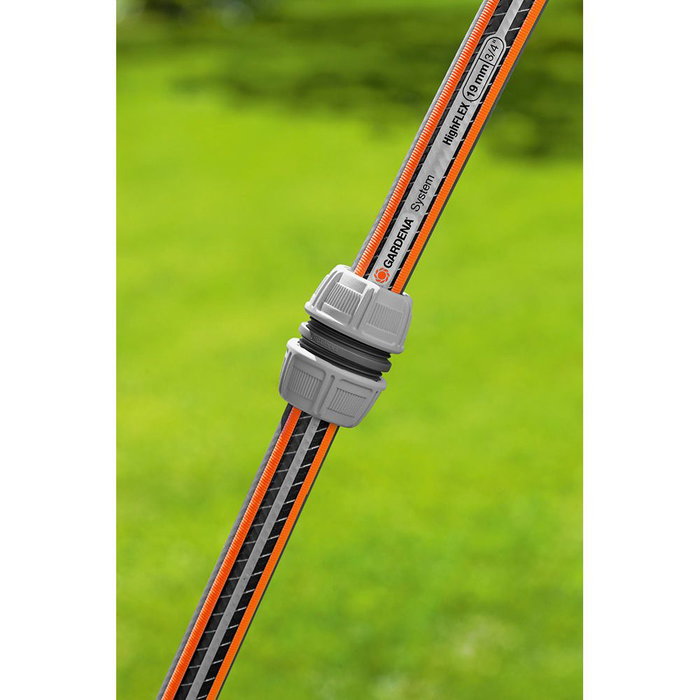 Gardena Reparador de manguera ¾ pulg 19 mm Gris Polipropileno Unión