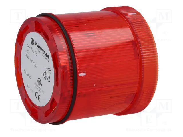 WERMA KombiSIGN 71 Señalizador Luminoso LED Rojo 24VDC WERMA KombiSIGN 71 Señalizador Luminoso LED Rojo 24VDC