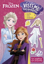 Disney Libros, FROZEN. VÍSTEME CON PEGATINAS 3 - Disney