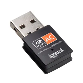 Iggual Adaptador WiFi USB 600 Mbps Doble Banda IGG320471