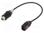 PER.PIC. Cable coaxial RG174 Fakra A hembra a RAKU II macho, 0,15m